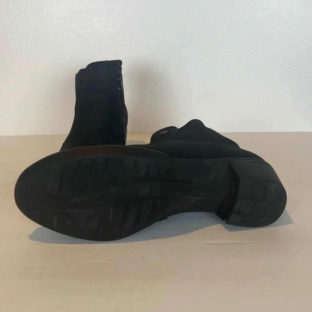Hartjes XS Women's Ankle Boots Size UK 5 US Size 7 Suede Color Black Boho Flex